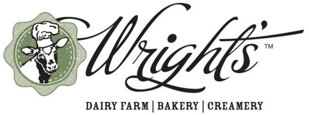 Wright's Dairy Farm, Bakery and Creamery logo