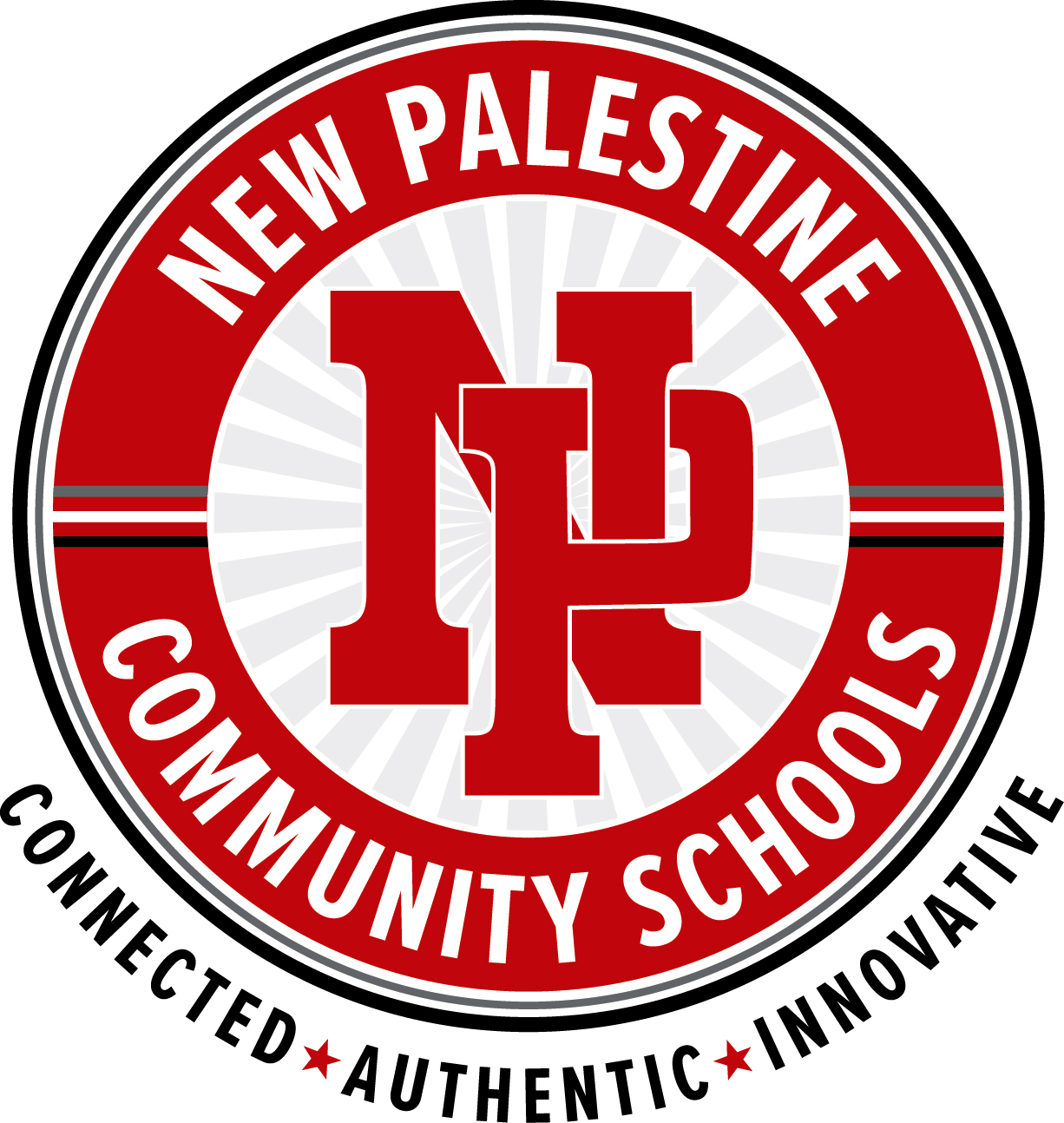 New Palestine Community Schools logo