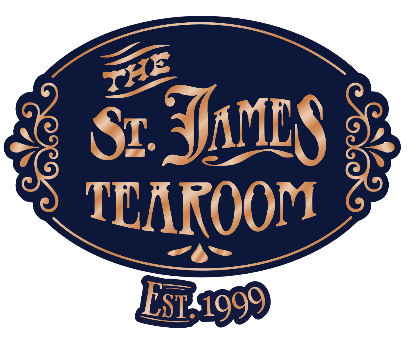 The St. James Tearoom logo