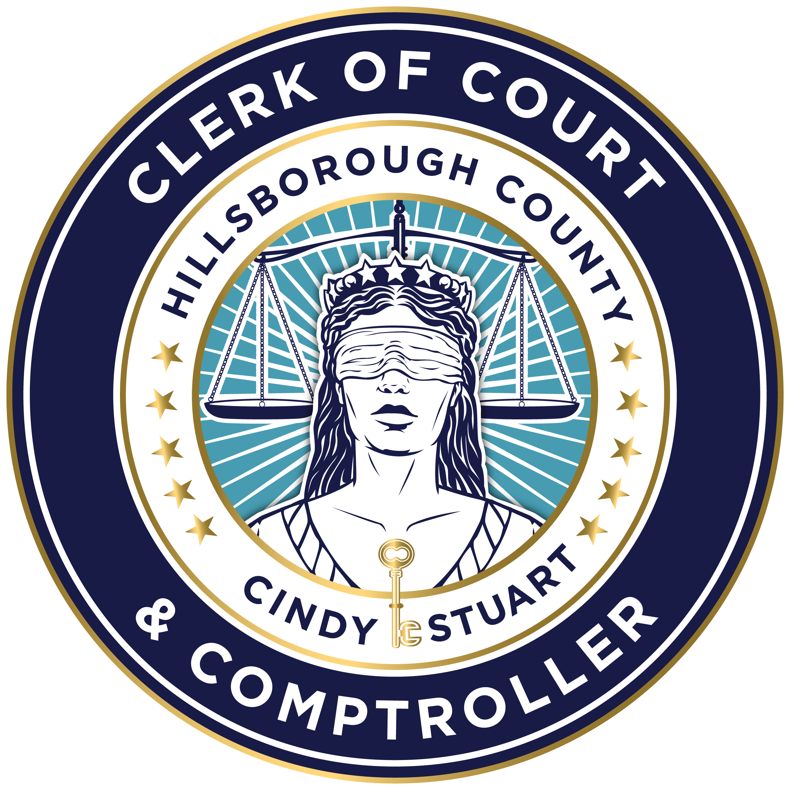Hillsborough County Clerk of Court and Comptroller logo