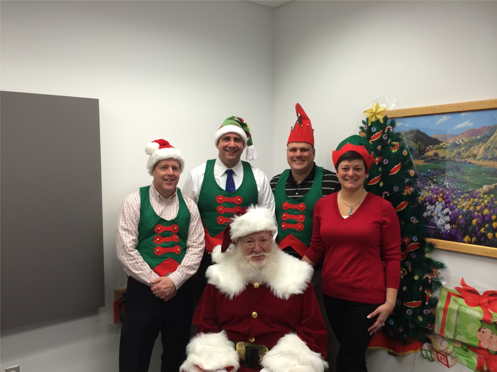 Charity Santa Connection with Cisco at Albany Medical Center