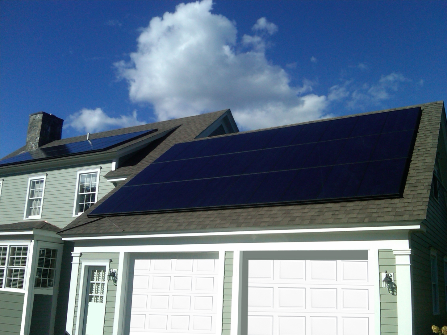 This is one example of over 1,000 solar electric systems installed by Hudson Solar.