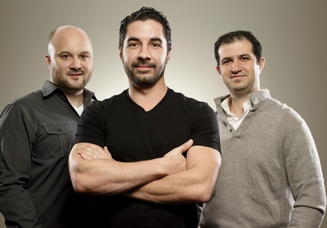 Our founders, this picture originally appeared in Forbes. From left: VP of Client Services Matt Ammerman, CEO Sinclair Schuller, VP of Engineering Abraham Sultan