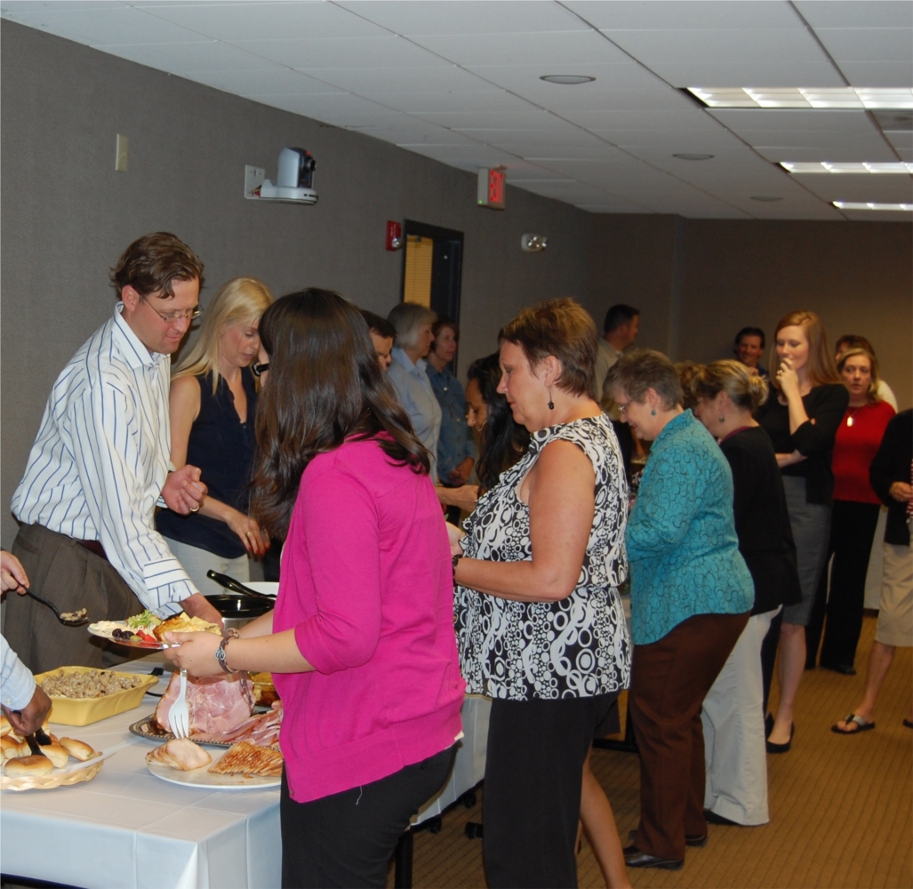 An annual appreciation luncheon is hosted by GHA for its staff.