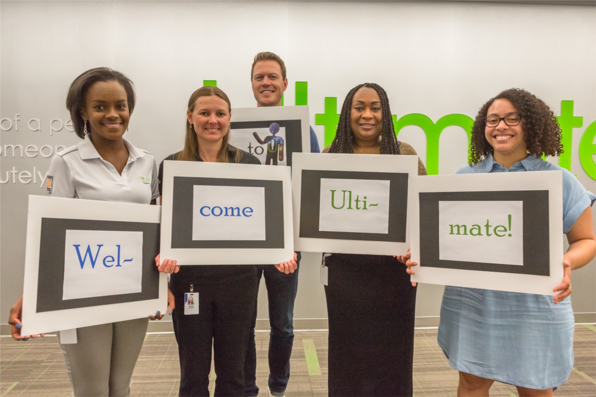 New Hire "Ultimization" - all new employees are flown to our Florida headquarters for an interactive orientation - to spend time with executives, learn about Ultimate, and experience our culture.