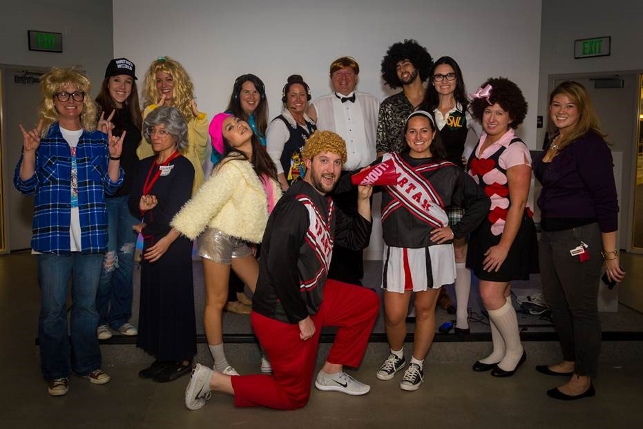 Our People & Culture team channeled their inner comedians by dressing up as characters from SNL for Halloween!