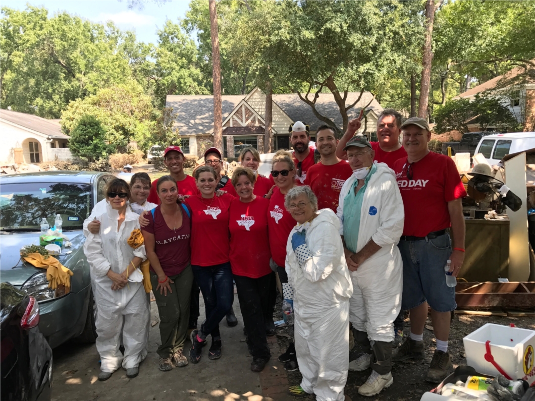 Some of us flew to Houston after Hurricane Harvey to help those in need of demucking their homes. 