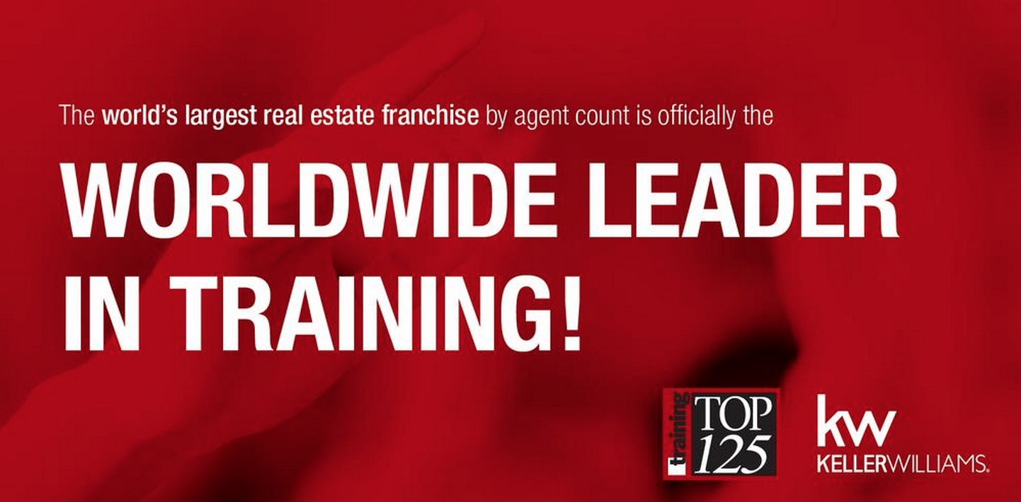 Keller Williams is the #1 in Training Company in the World According to Training Magazine.