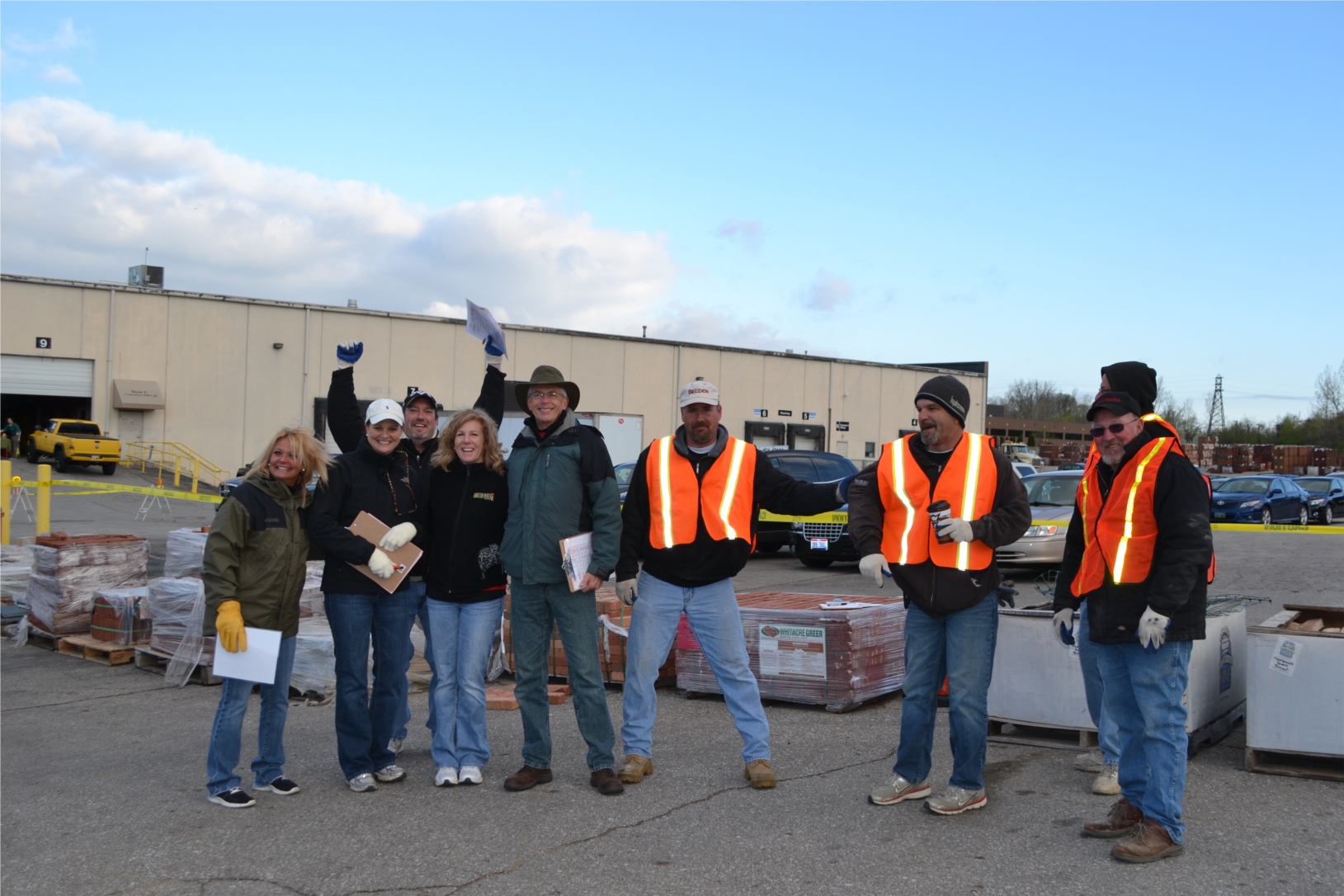 Blow Out Sale Fun in the Brick Yard!