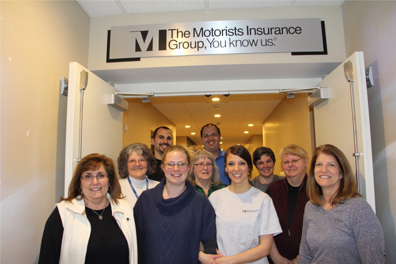  A group of Motorists associates at the Ronald McDonald House where Motorists contributed to a new wing. 