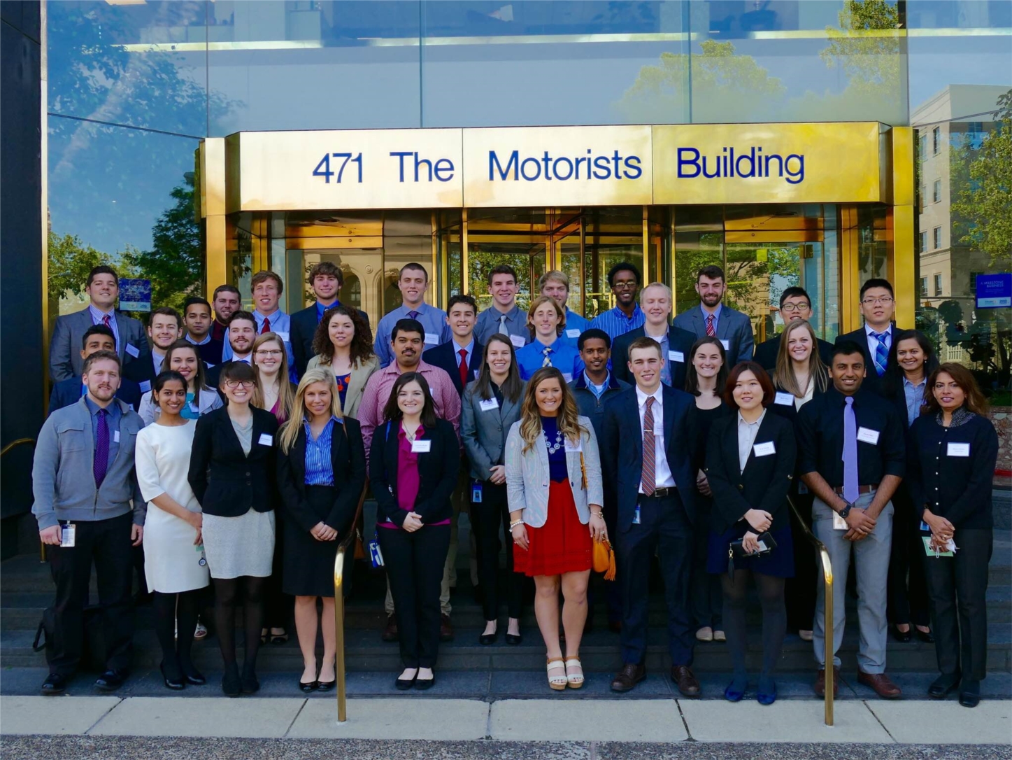 Forty interns begin summer internships at Motorists Insurance Group. 