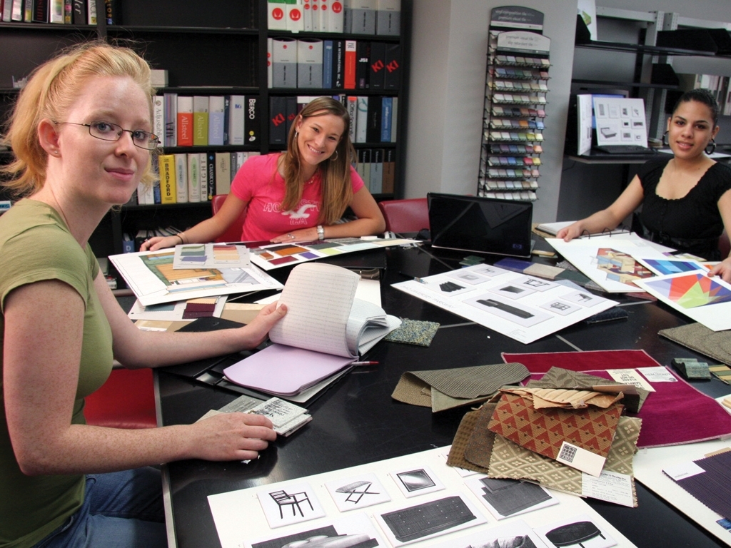 Drafting and Design students create an interior space plan that works for their client.