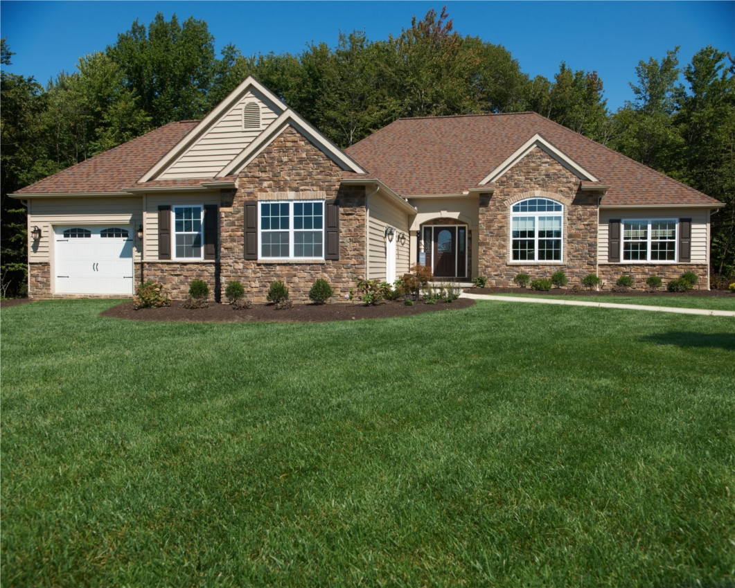 The exterior of our McAllister Legacy model at our Akron-Medina Model Center in Norton, OH.