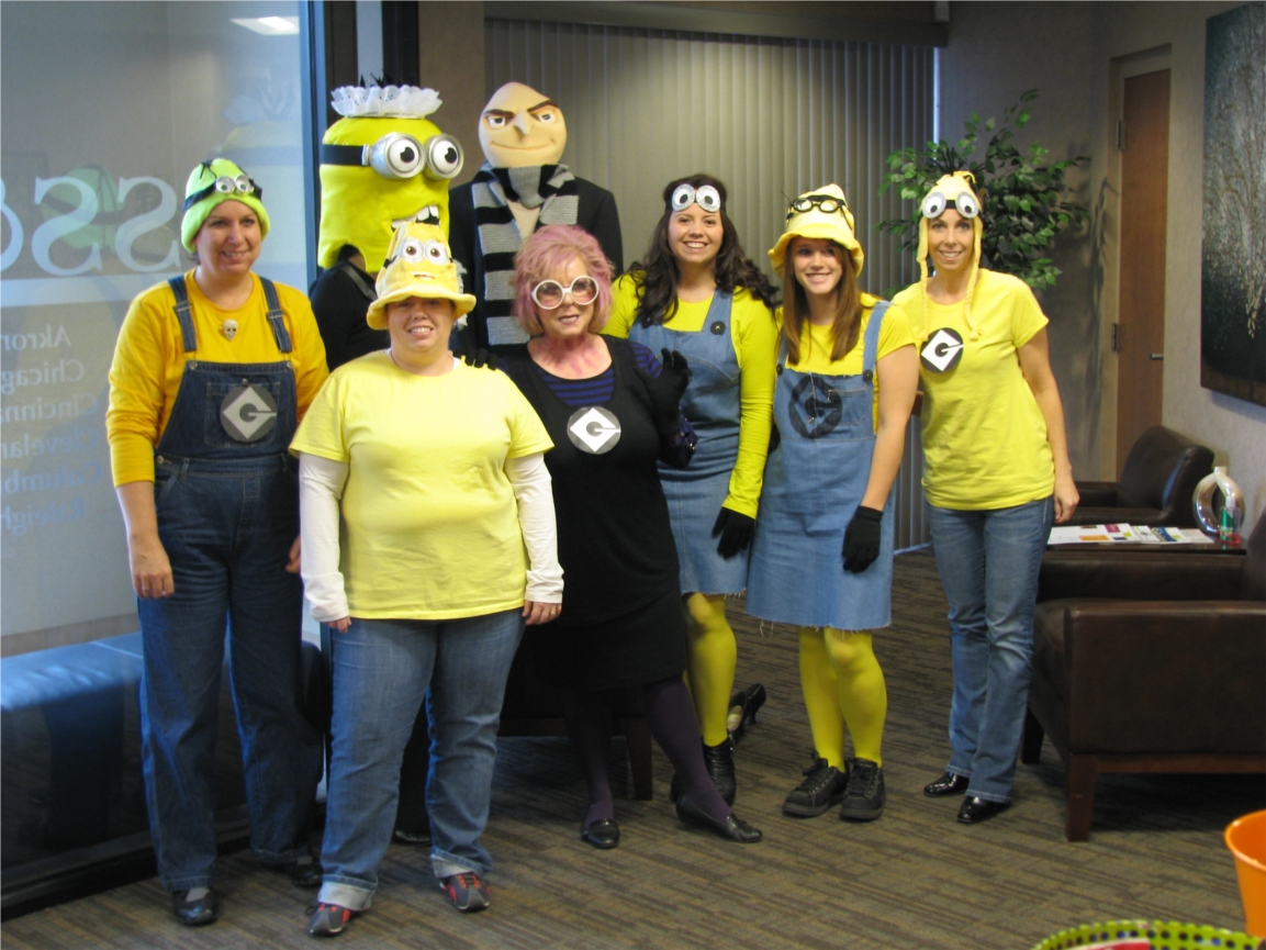Our employees enjoy casual days in the office including holiday celebrations and jeans days. Here, some of our Akron employees celebrate Halloween in style!