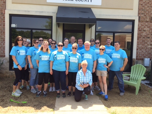2015 Summer of Service project at the Humane Socity of York County 