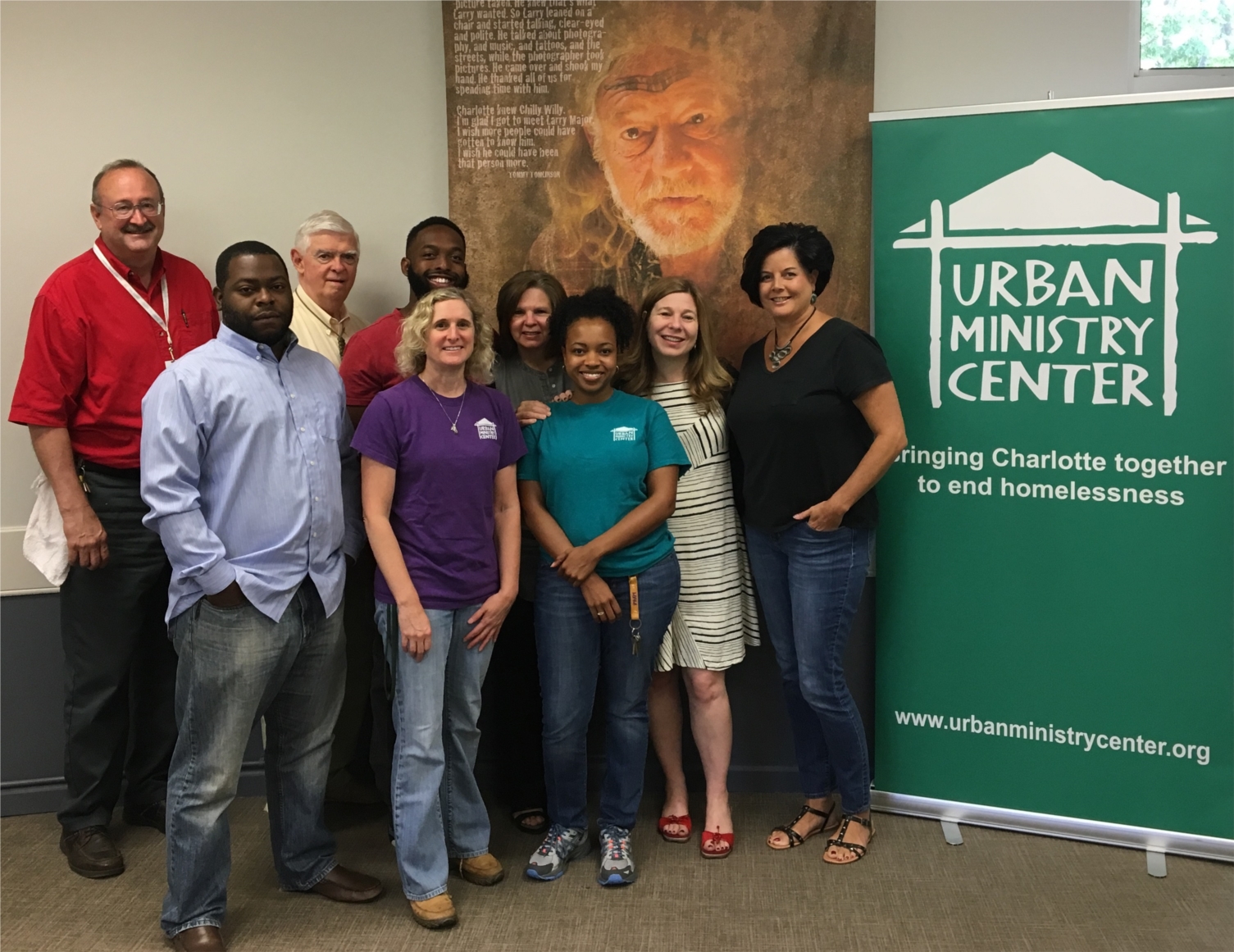 The team on the main campus of Urban Ministry Center provides basic services to over 400 homeless and at-risk neighbors each day.