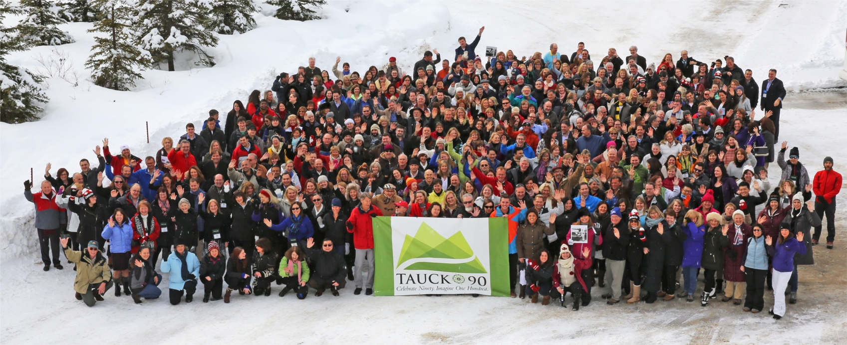 What happens when you bring together some 500 Tauck employees and suppliers for a 90th Anniversary Celebration in one of the most spectacular alpine settings in North America?  The kind of heartfelt travel magic that has become the signature hallmark of the Tauck family for 90 years