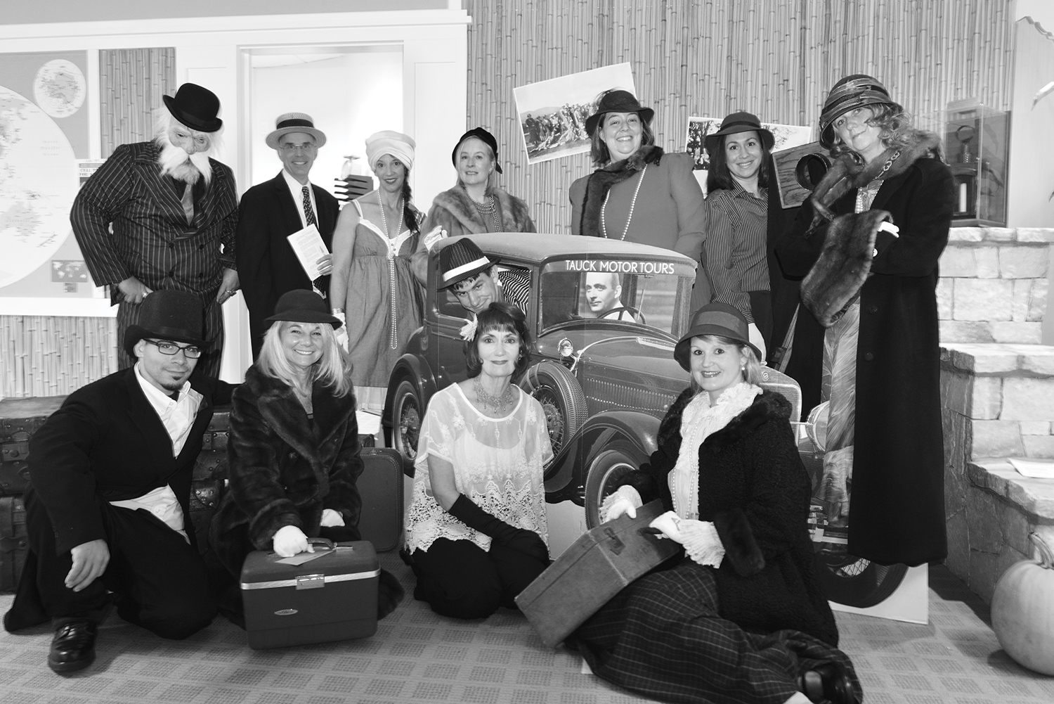 What was it like to travel with Tauck 90 years ago, when the company was getting started?  Some staff members helped us travel back in time on Halloween!