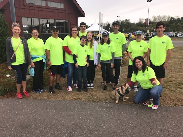 BL Companies' Heart Walk Team (with Mascot!)