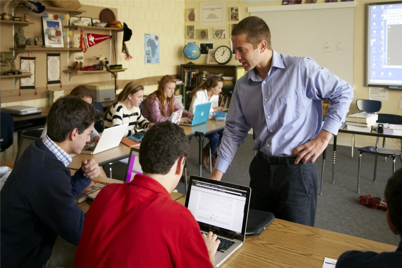 Technology is incorporated into the New Canaan Country School curriculum in age-appropriate ways at all levels.