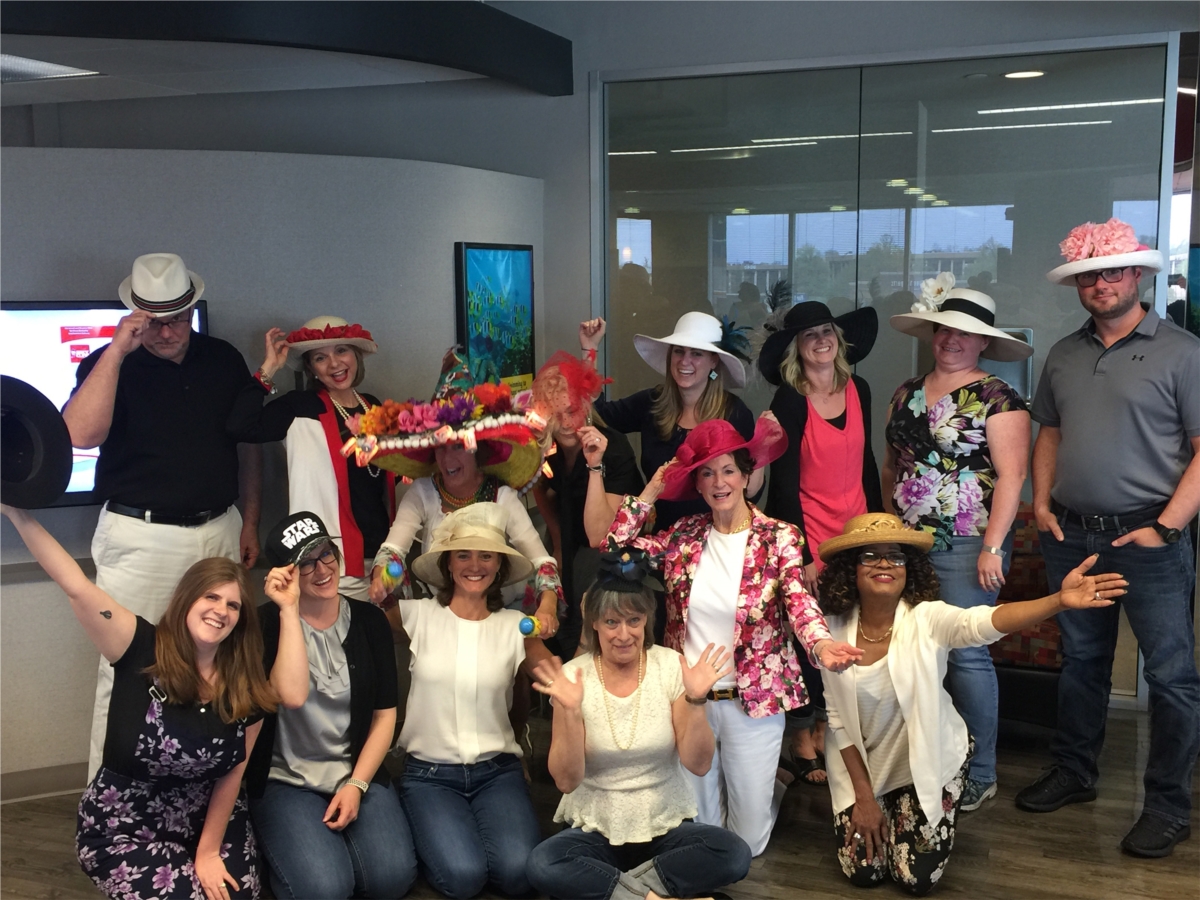 Derby Day! Hats galore!