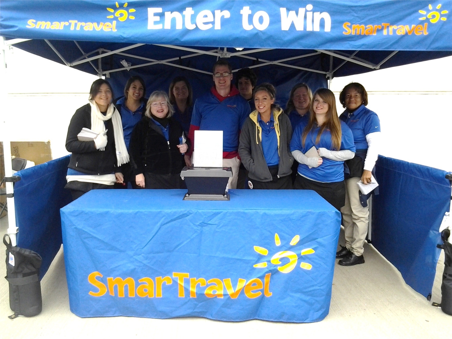 Our SmarTravel marketing team members work events throughout the city all year long.
