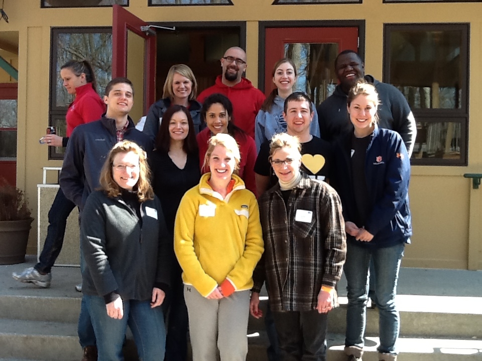 Employees in Ernst & Young LLP's Cincinnati office joined other area companies in helping to prepare Camp Joy, a United Way agency, for Spring. 