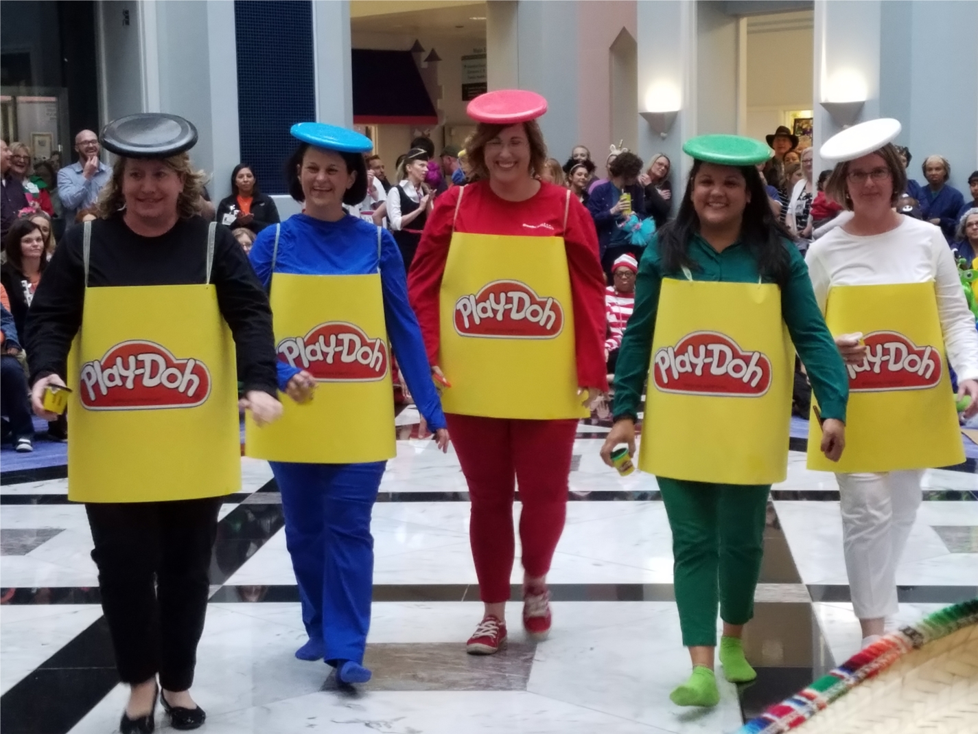 Creative costumes for the annual Halloween Hoopla.