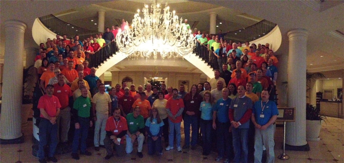 The GFS team at the 2014 Winter Conference in Charleston, SC after a team building activity.  This is employees from NY, PA, NJ, DE, MD, and VA.