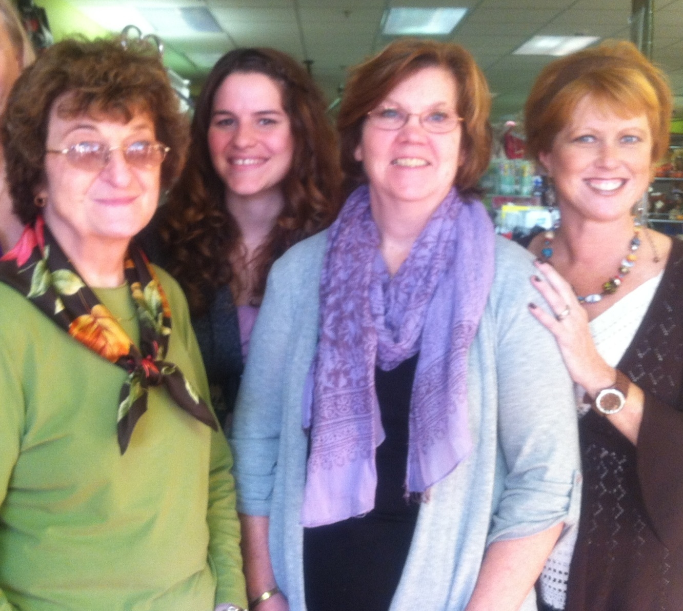 Heart And Home staffers Barbara Higgins, Clara Menton, Gail Mason and Karen Brakeley