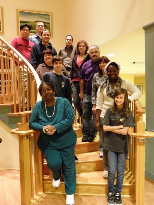 Our staff and family members come together to cook dinner for the guests at the Ronald McDonald House.  