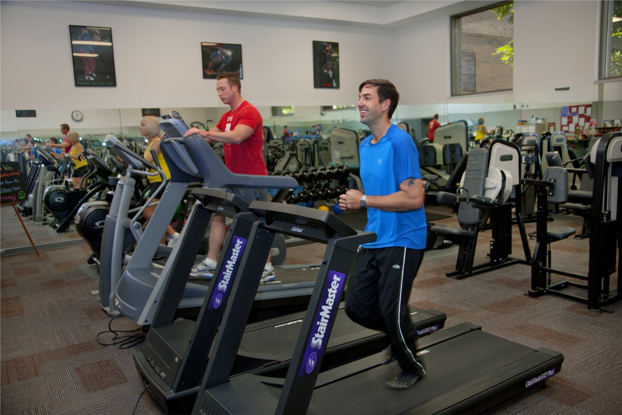 Free workout facility and variety of cutting-edge fitness classes are popular with Farm Bureau employees 