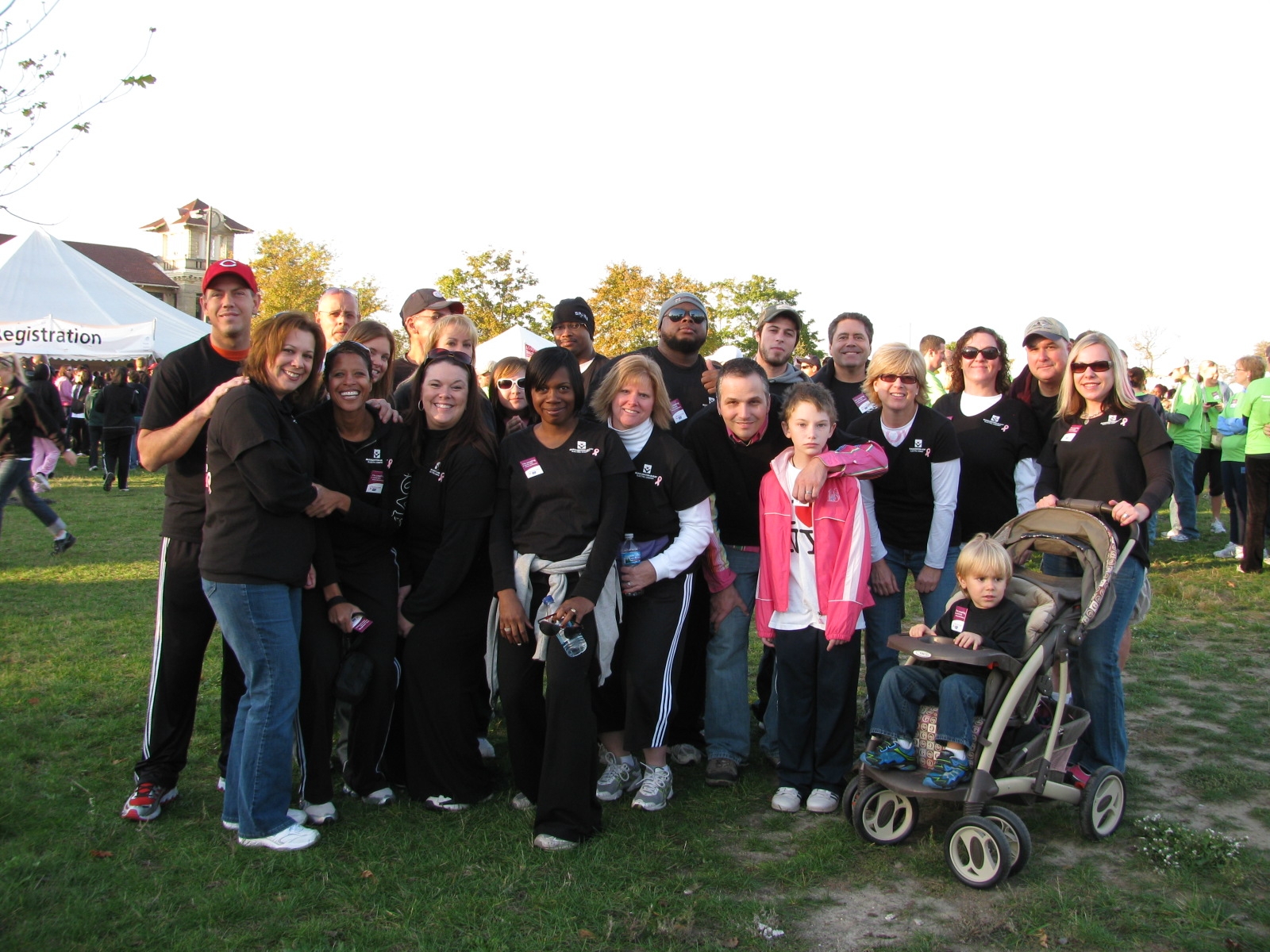 Employees participated in the Making Strides Against Breast Cancer Awareness walk on Belle Isle in October 2010.