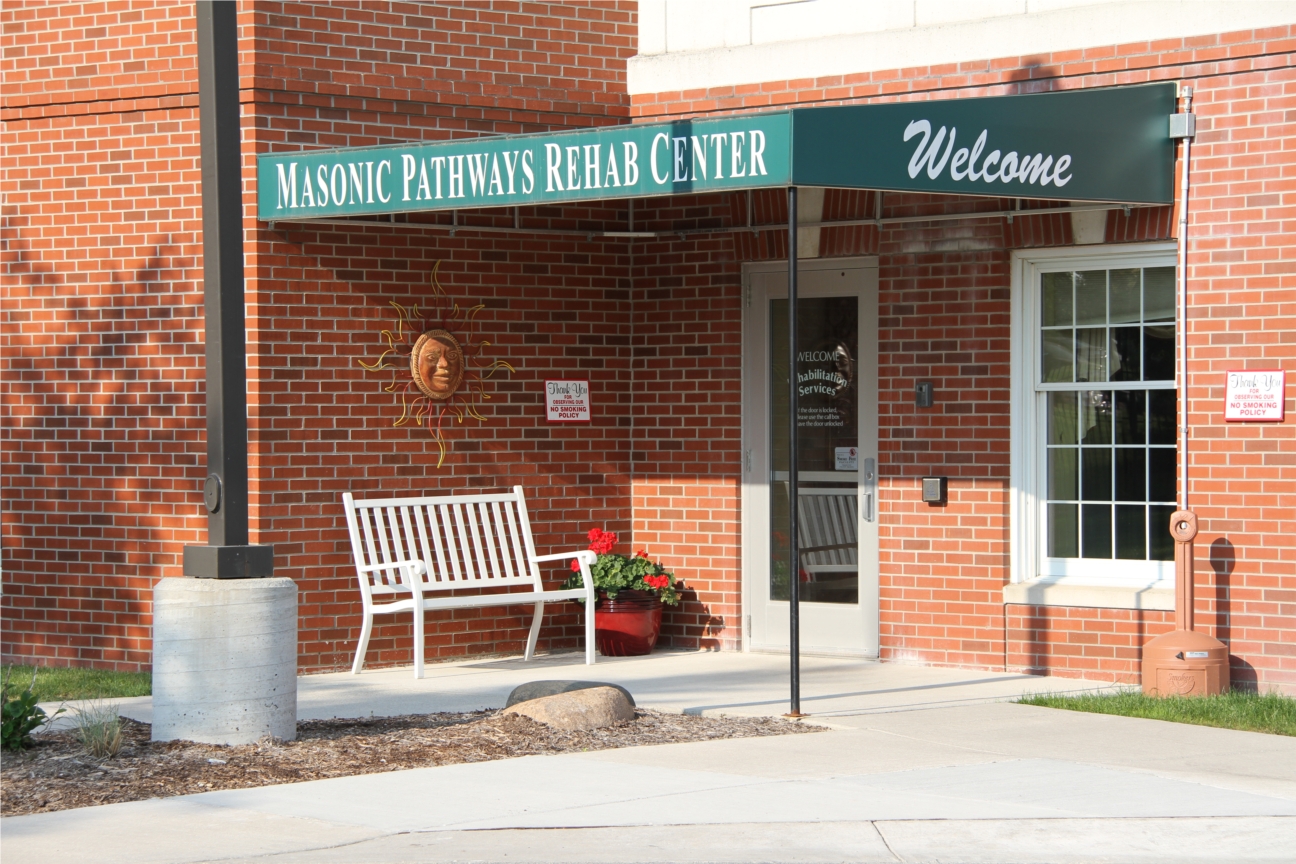 Short-stay rehabiliation services are also offered at the Masonic Pathways CCRC.