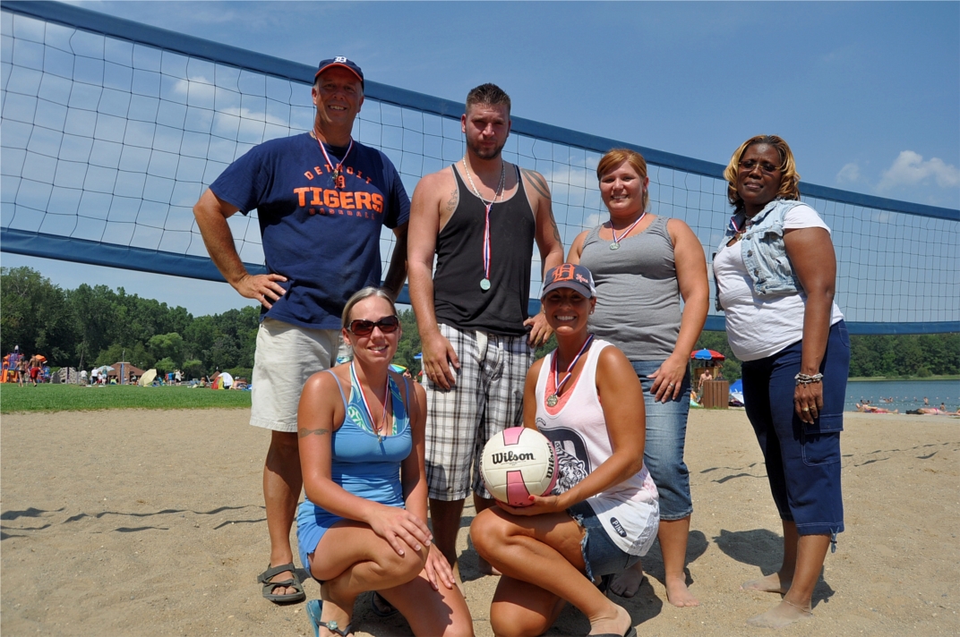Volleyball Team winners at the 2012 BeneSys Company Picnic