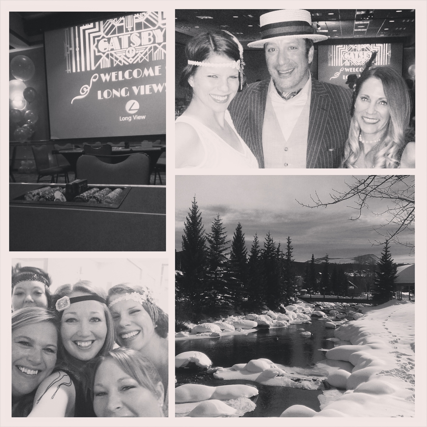 Everyone went all out at our "Great Gatsby" themed Holiday retreat in beautiful Breckenridge! We host a holiday party for our employees every year!