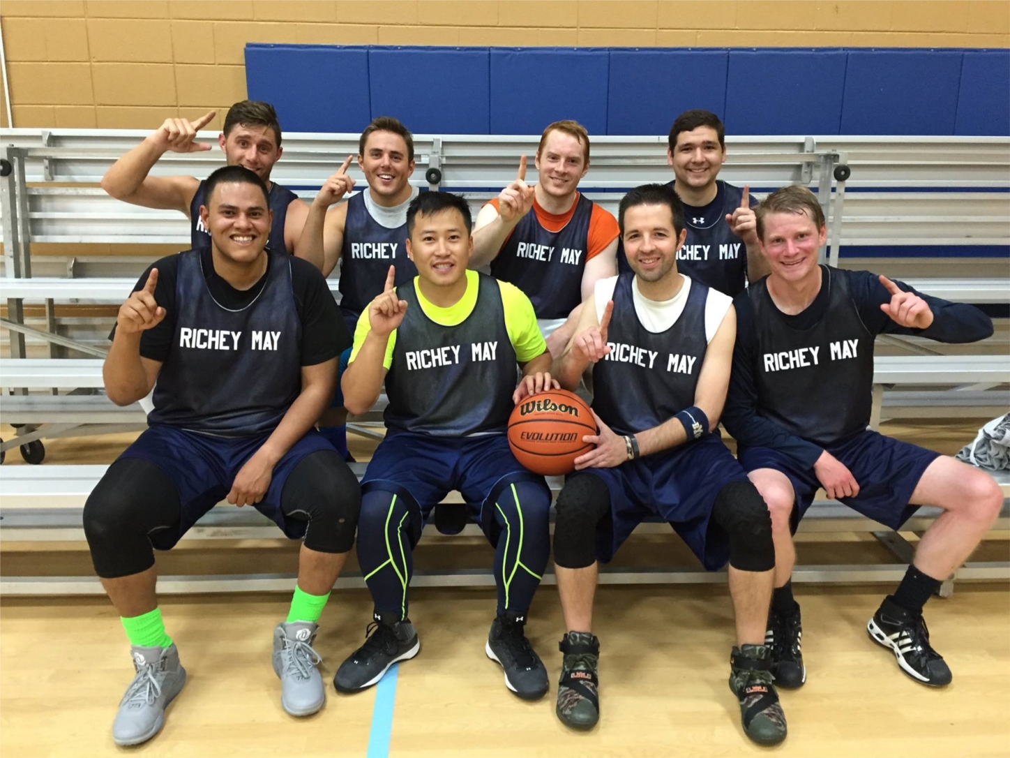 Champions of the South Suburban Parks and Rec Basketball League!
