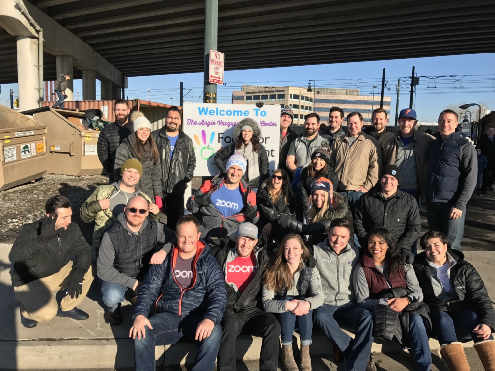 Volunteer Group at Food for Thought