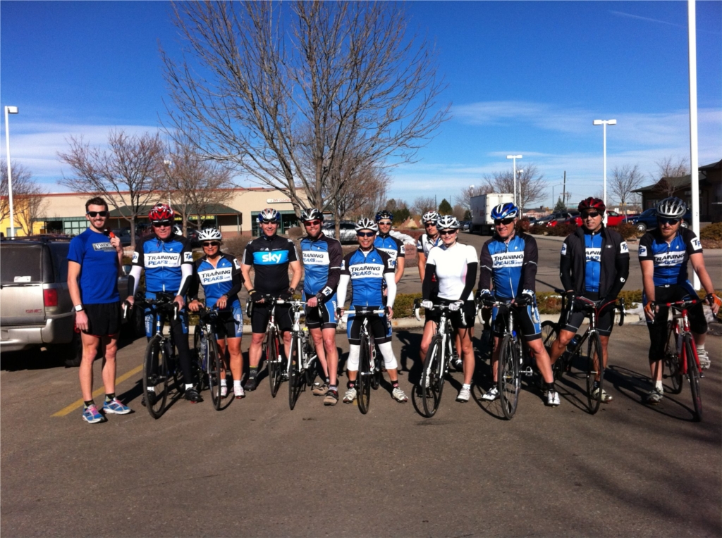 Group rides and runs are the norm at TrainingPeaks.