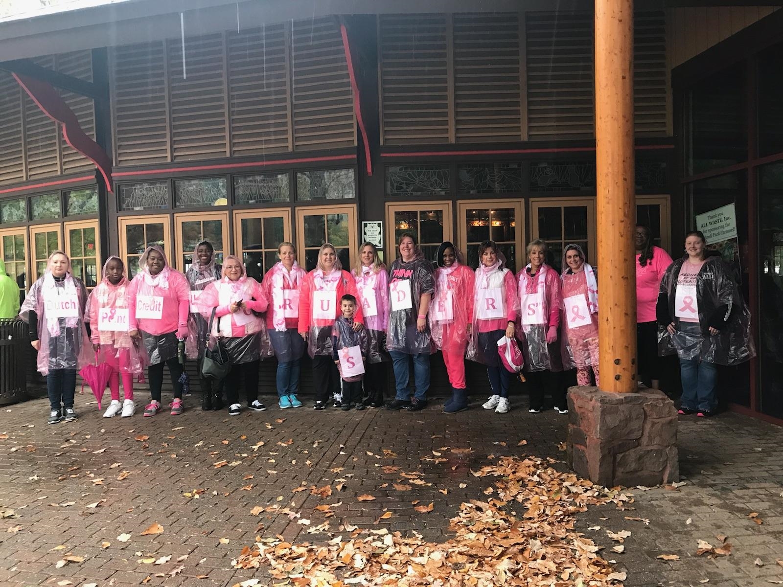 October 2017 - Fifteen of our employees were among thousands of walkers who teamed up to raise funds for the fight against breast cancer at Making Strides of Hartford. 