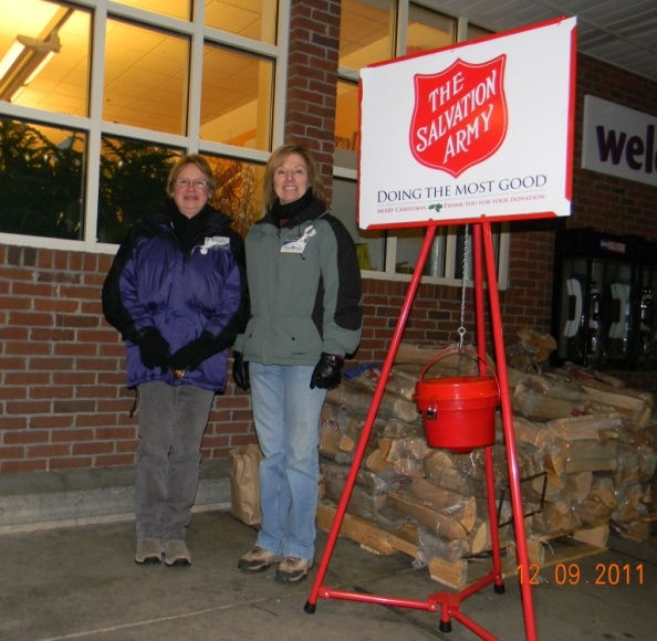 Salvation Army Bell Ringing - to collect donations for the Salvation Army