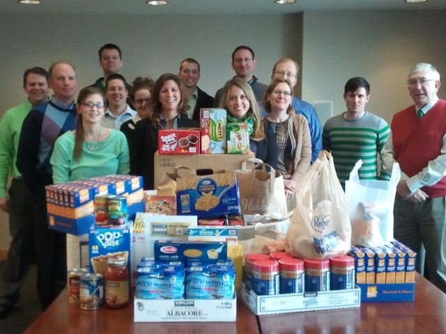 CCHA participates annually in March Against Hunger - law firms compete statewide as part of the march Against Hunger Program to collect for local food pantries