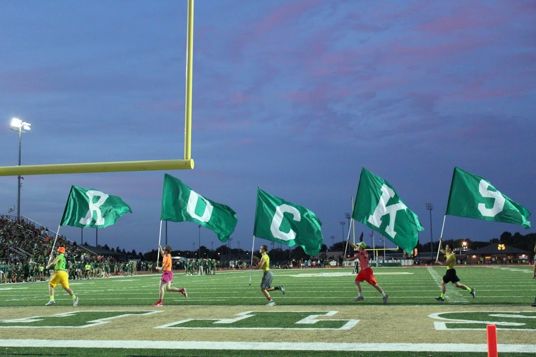 Friday night lights at the new Riverview Health Stadium located at Westfield High School.