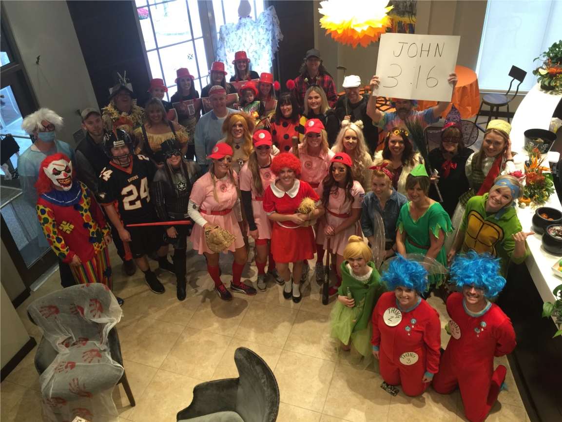 It's a spook-tacular time at Mainstreet! Employees dress up and host an annual Mainstreet Halloween party and trick-or-treating for Mainstreet children.