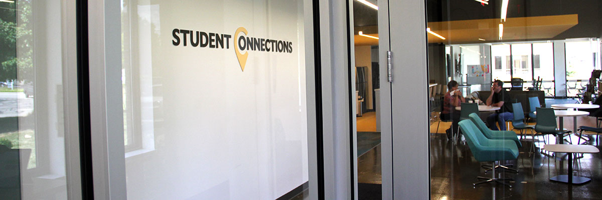 Student Connections office entrance.