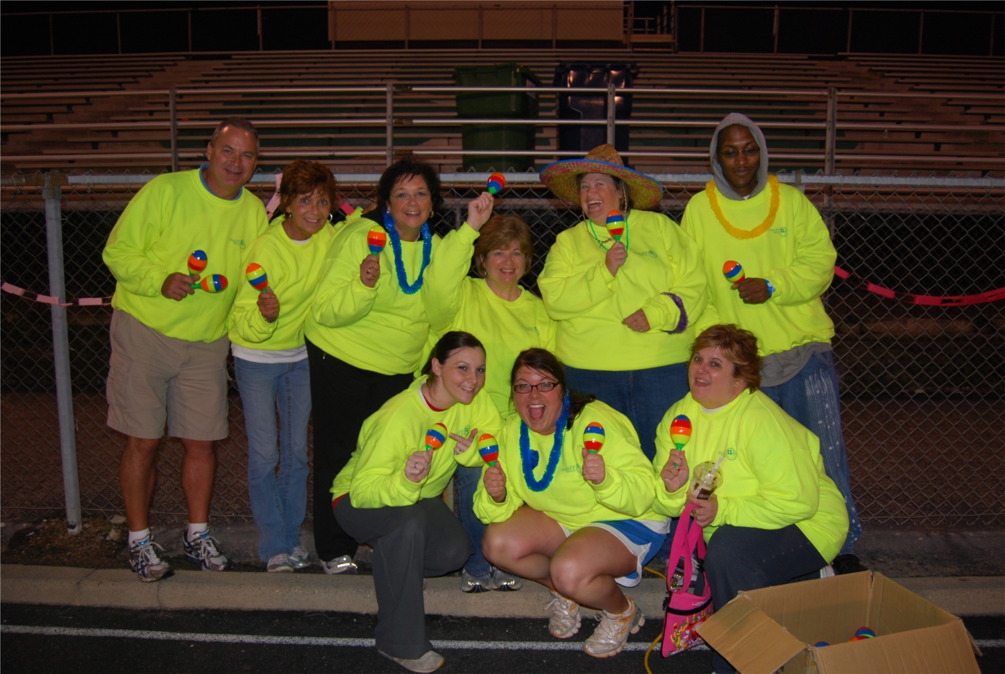 maxIT employees showing their spirit at the Westfield Relay for Life.