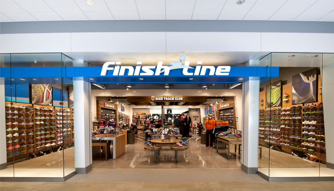 Finish Line operates more than 630 stores in malls across the United States