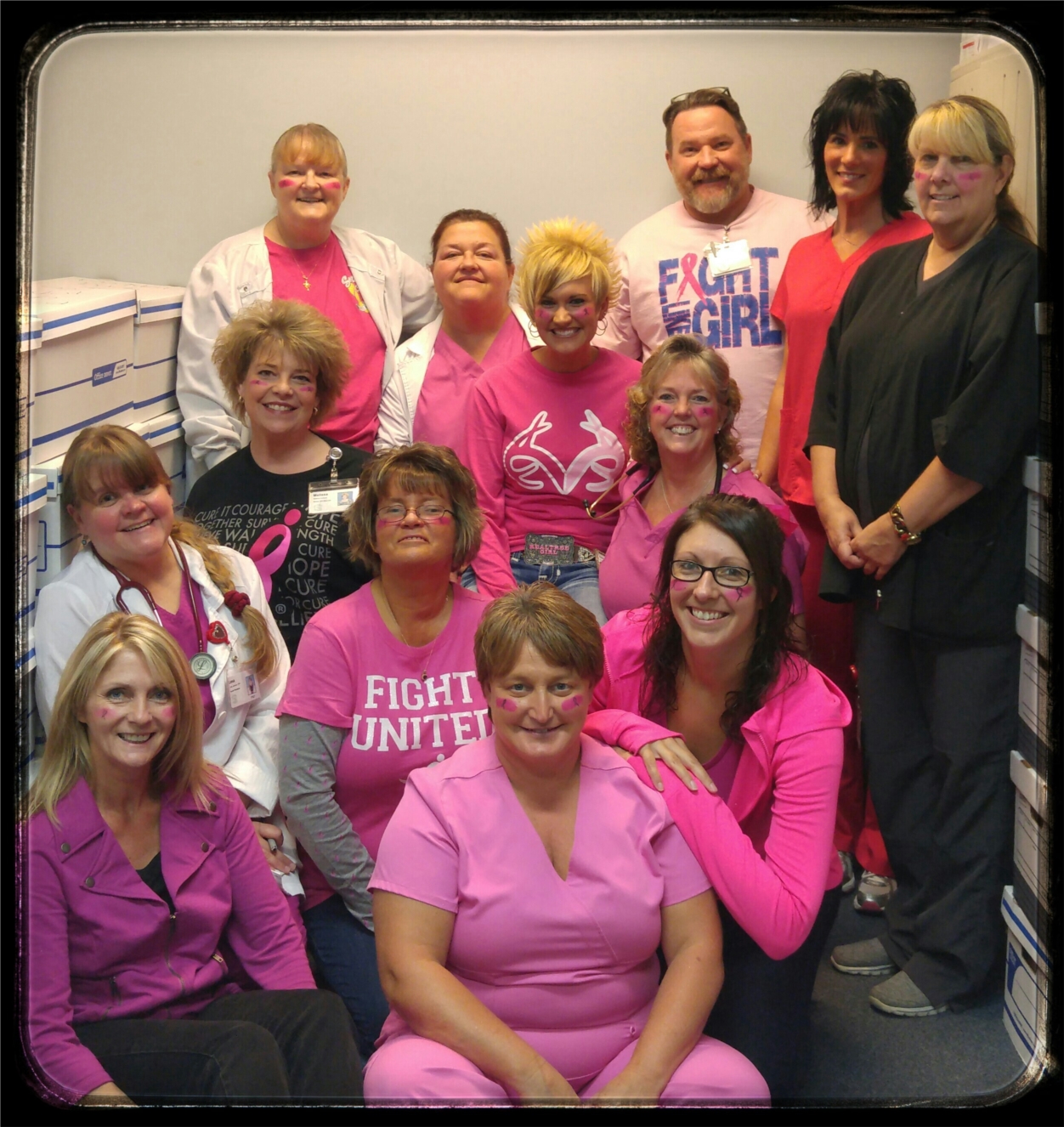 Our employees supporting Pink Ribbon Day!