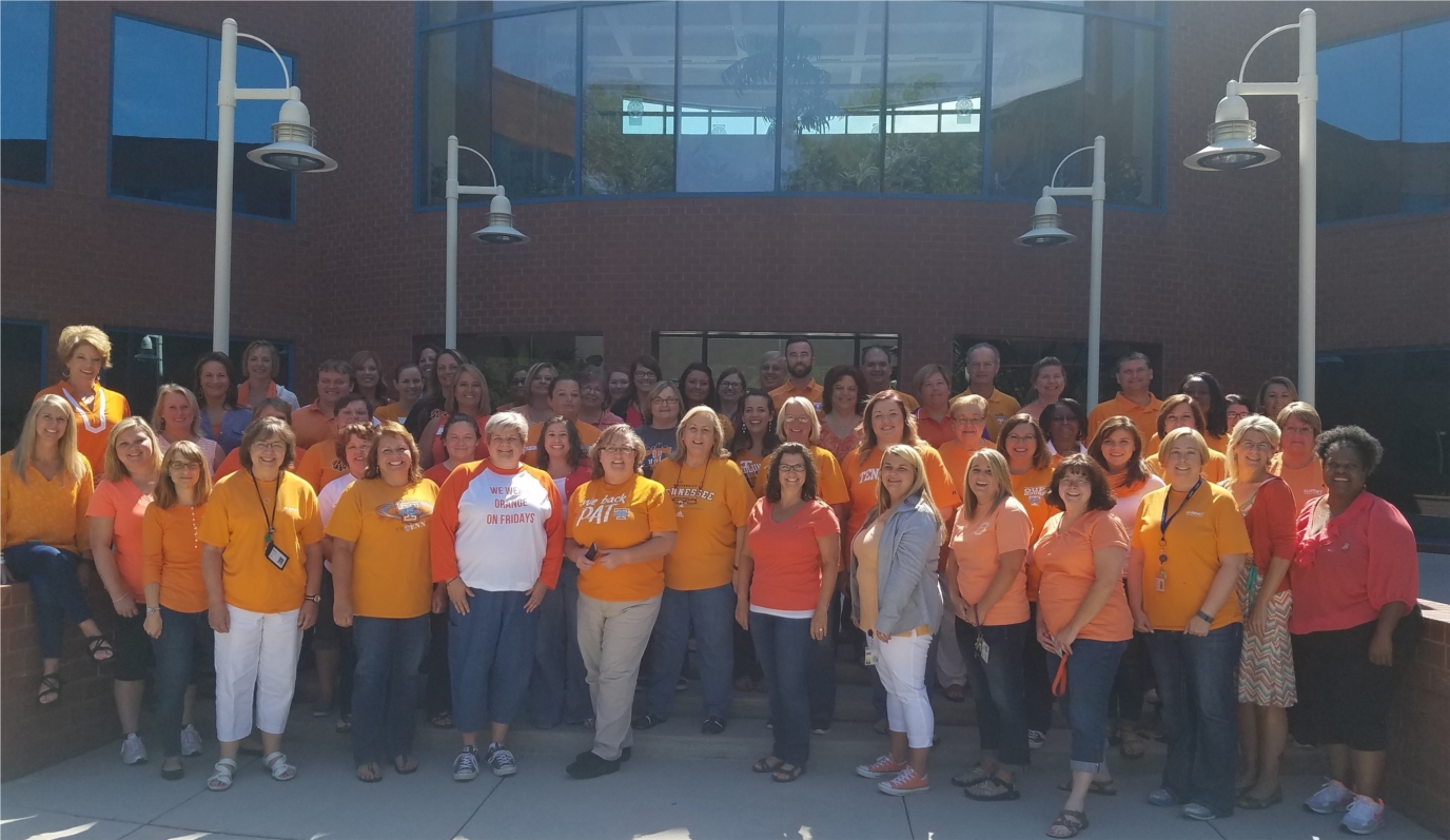 Our employees honored Pat Summit by wearing orange in her memory!