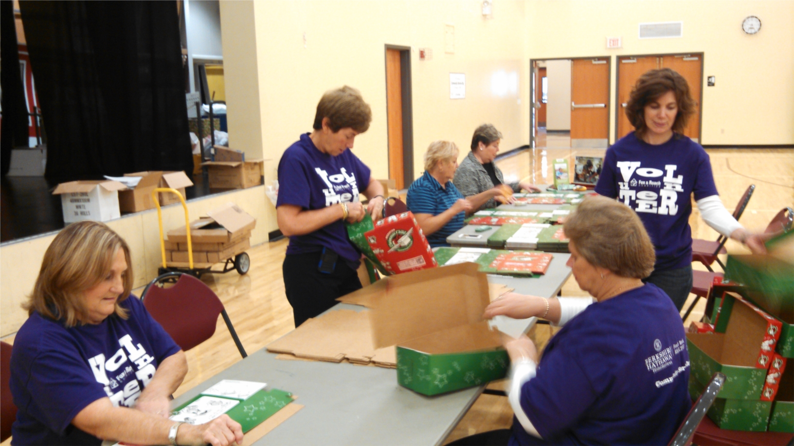 Community Service Day 2014 - BHHS Fox & Roach Allentown Office volunteering at Operation Christmas Child.